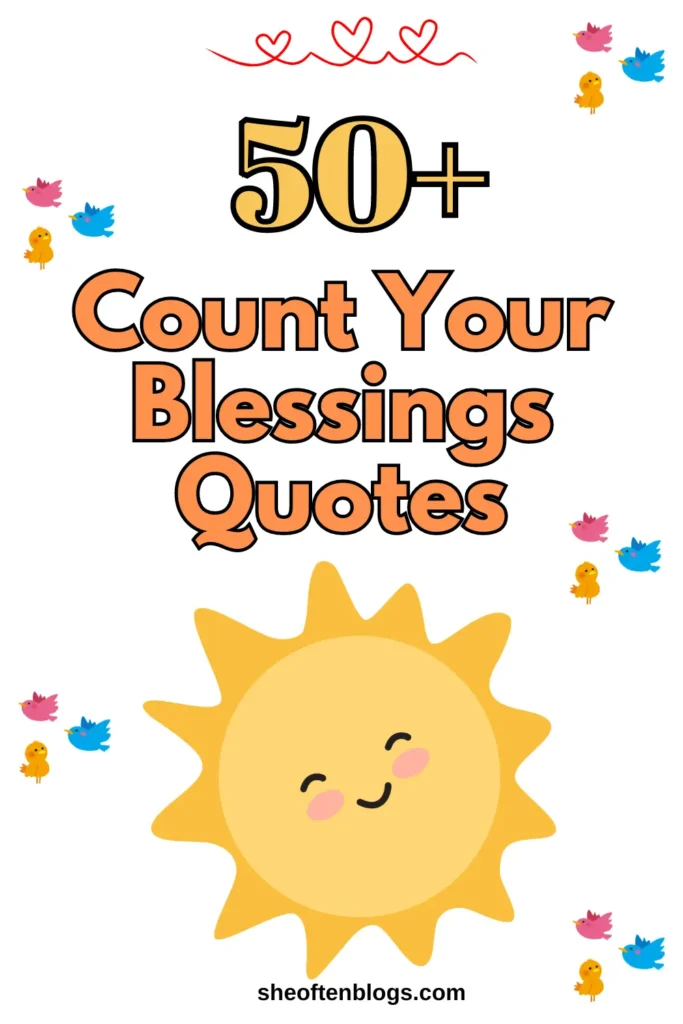 count your blessings quotes