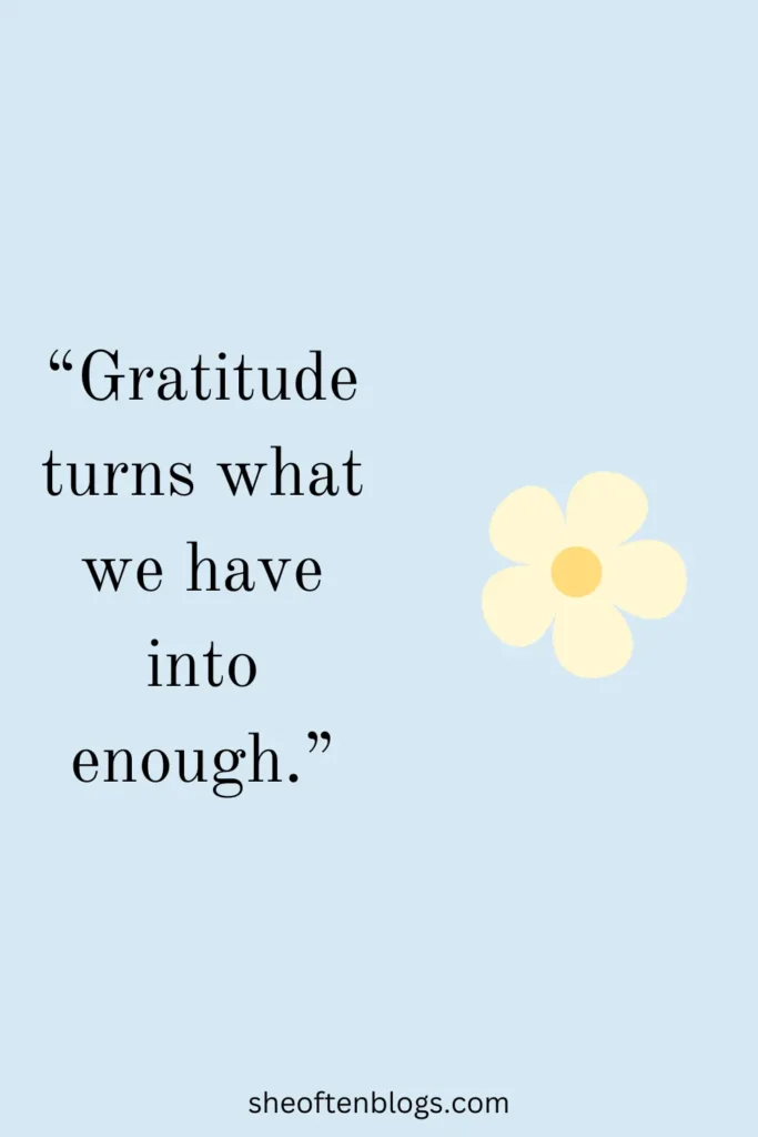 gratitude