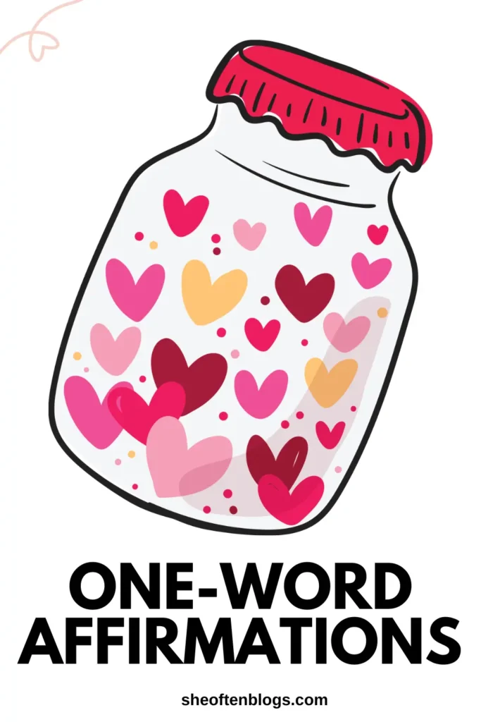 one-word positive affirmations