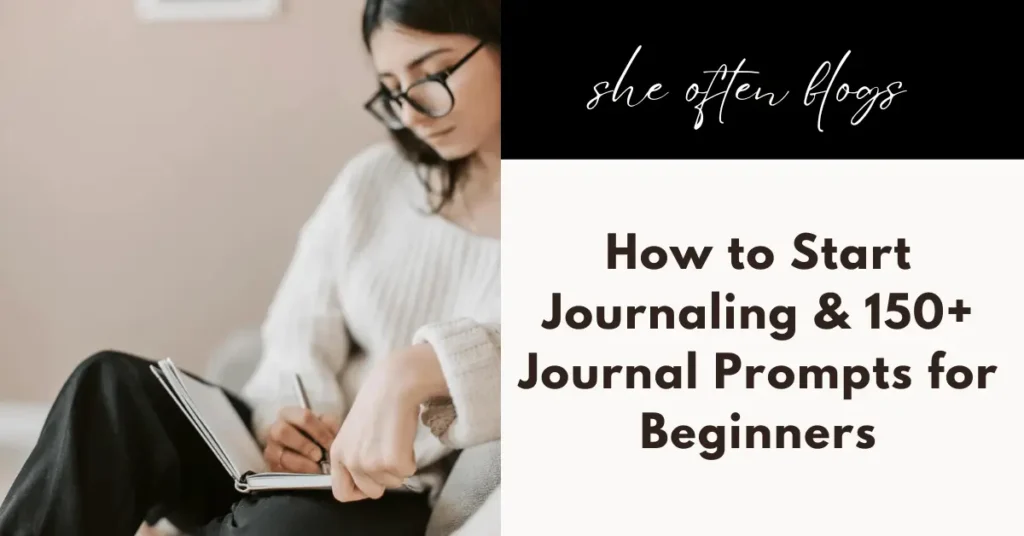 Journal Prompts for beginners