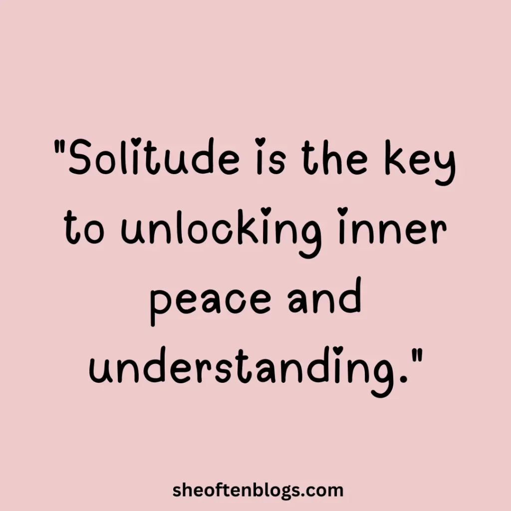 quotes about solitude