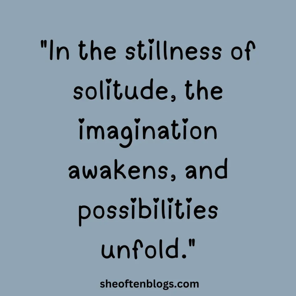 stillness of solitude quotes