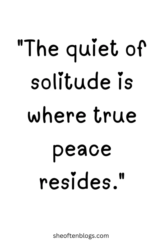 embracing solitude quotes