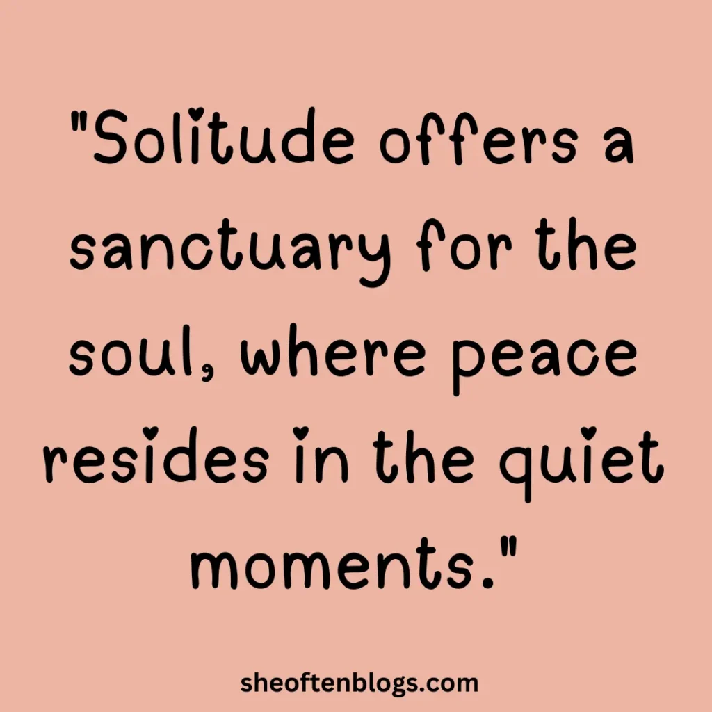 solitude quotes for all