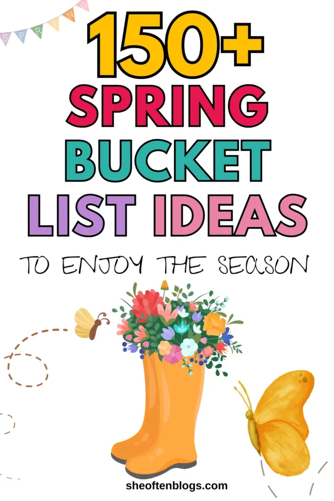 spring bucket list ideas