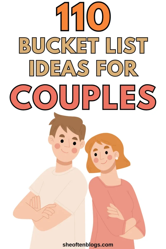 bucket list ideas for couples