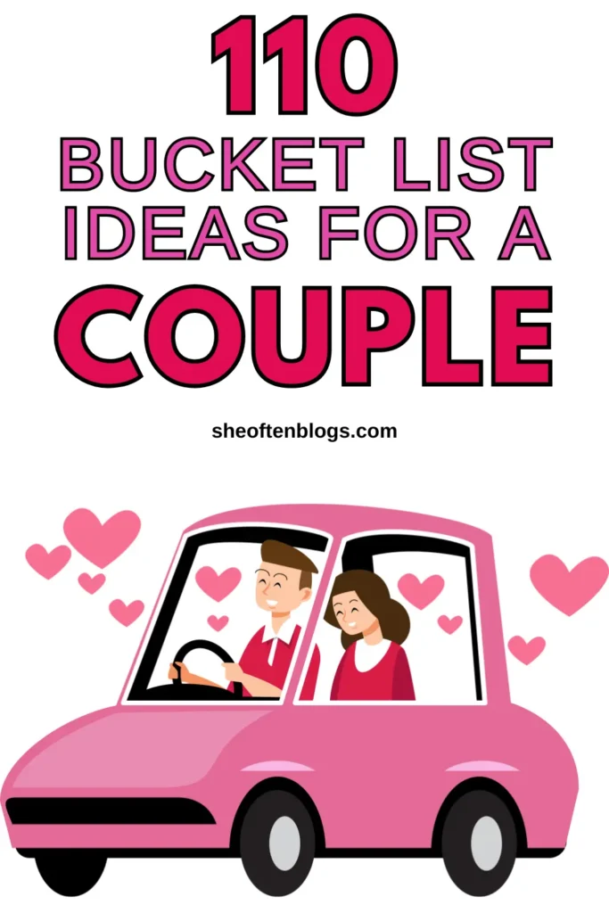 bucket list ideas for couples