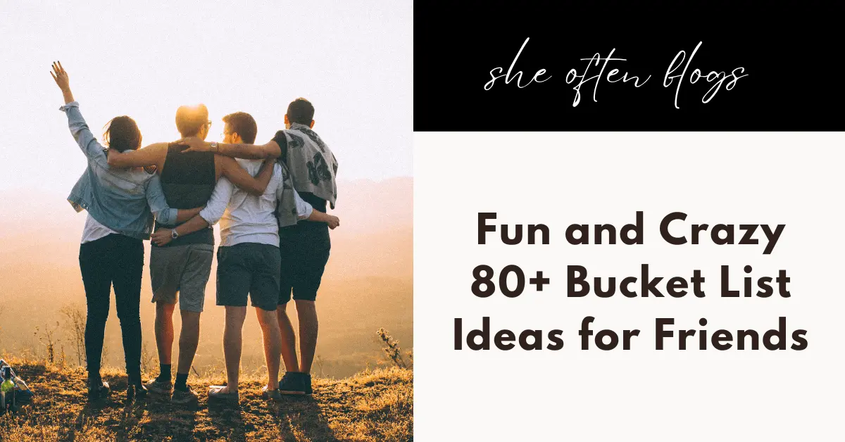 bucket list ideas for friends