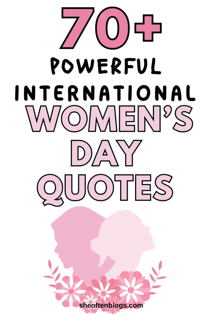 international women's day quotes