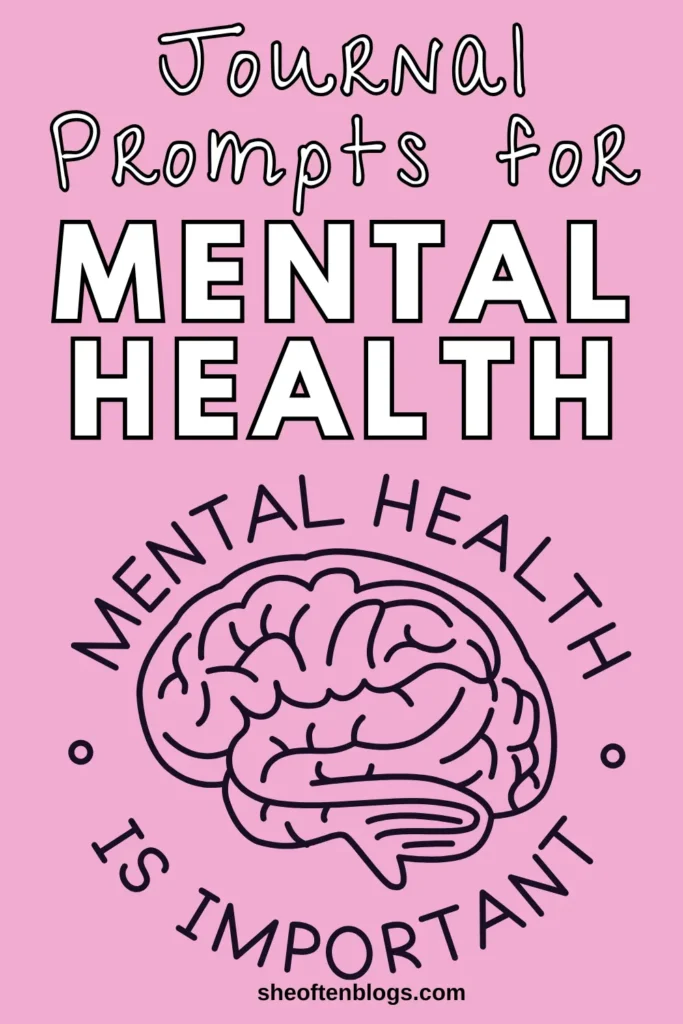journal prompts for mental health