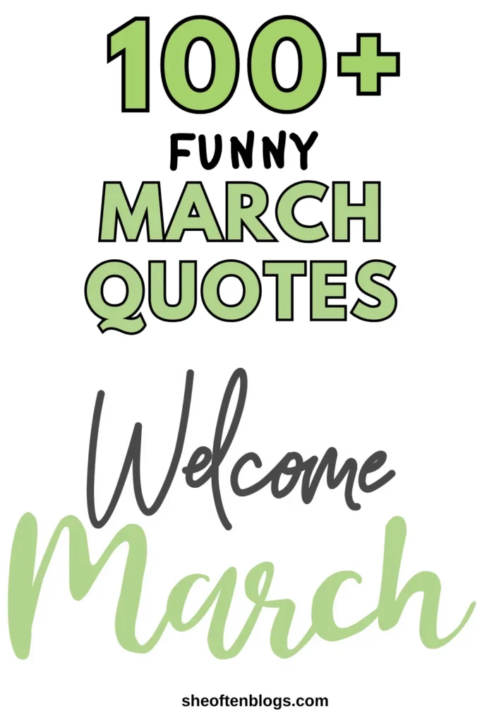 march quotes