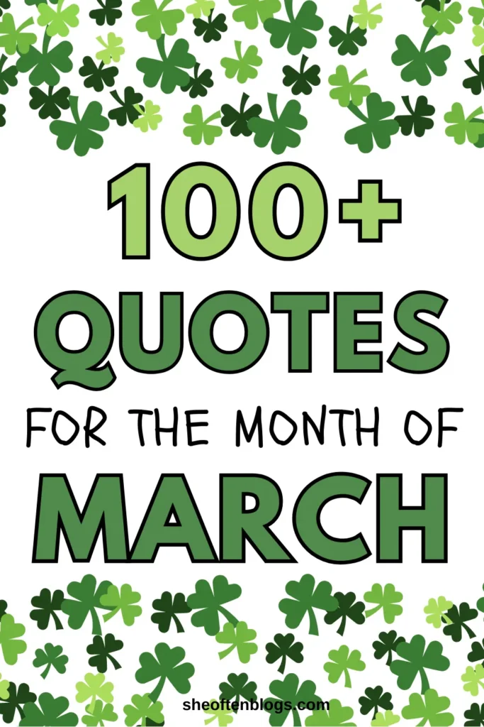 march quotes