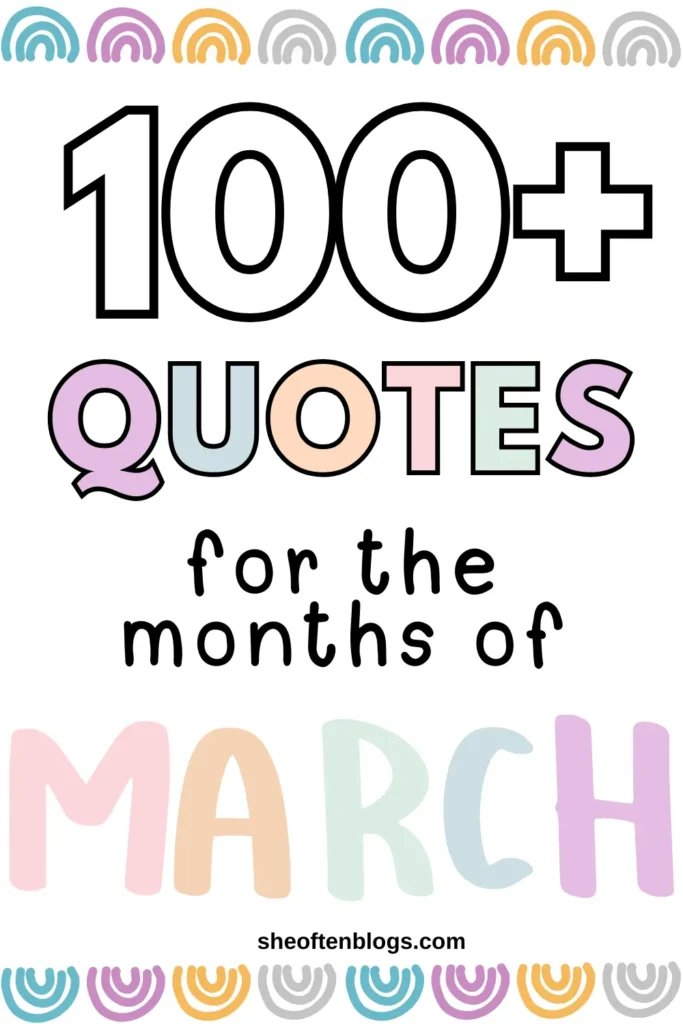 march quotes