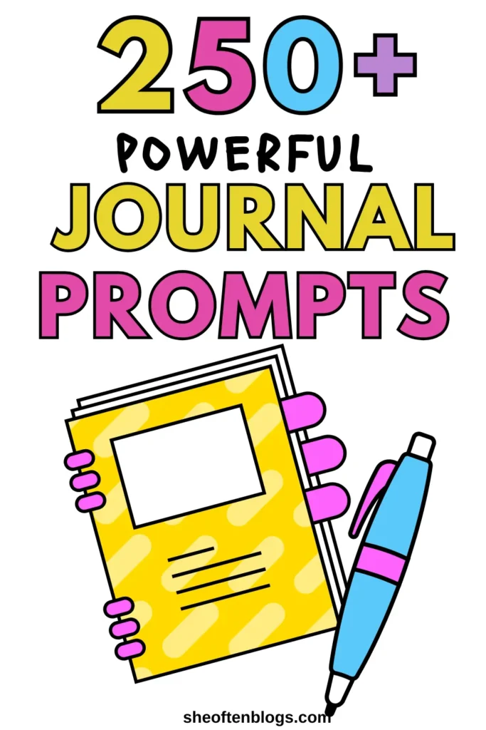 one-word journal prompts