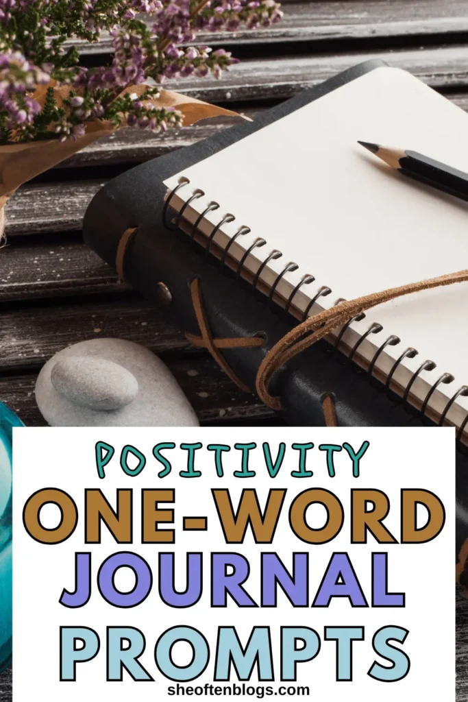 one-word journal prompts