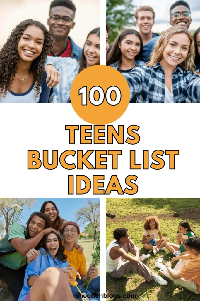 bucket list ideas for teens