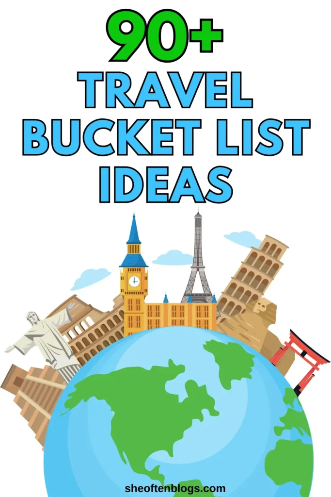 bucket list ideas for travel