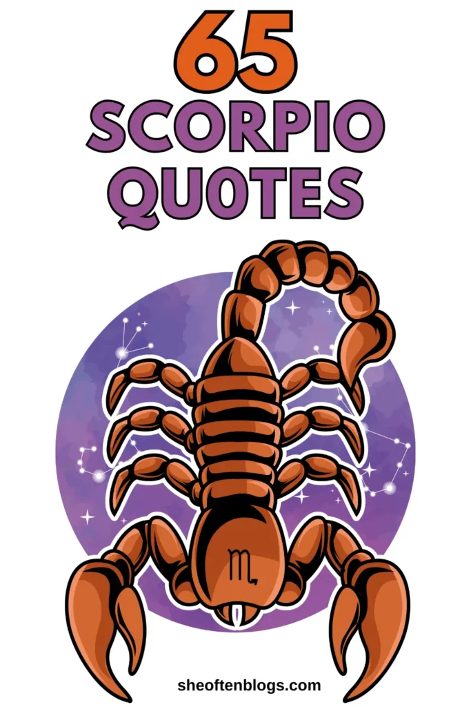 Scorpio quotes