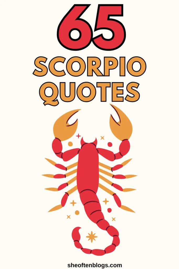 scorpio quotes