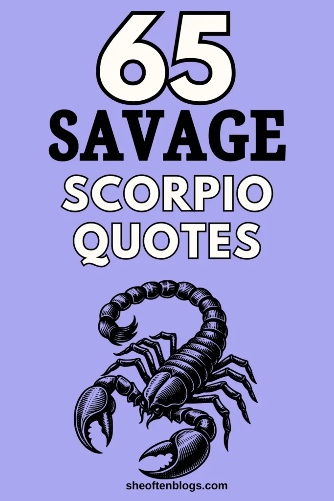 Scorpio quotes