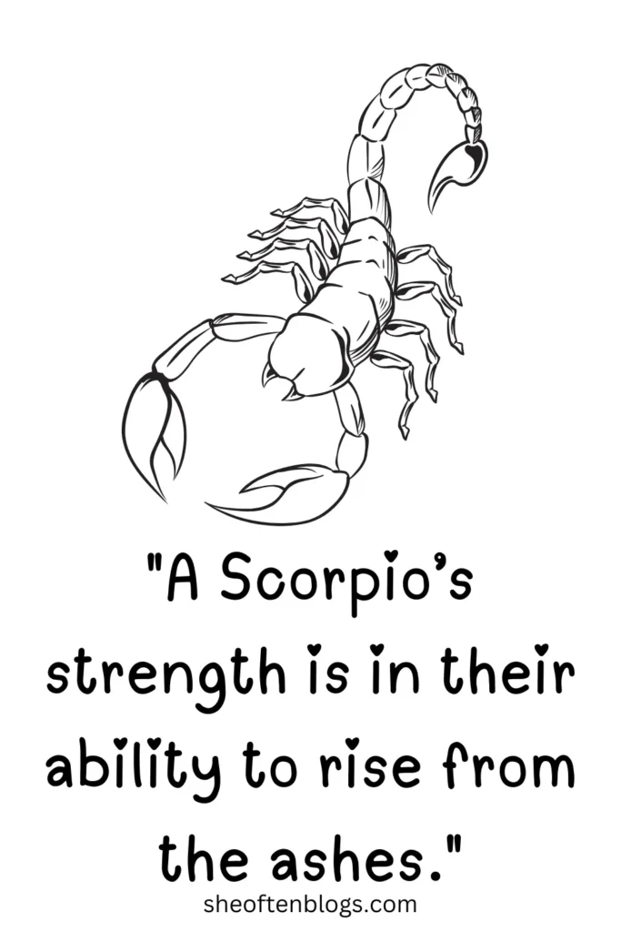 65 Scorpio Quotes That Capture Their Power & Mystery - She Often Blogs