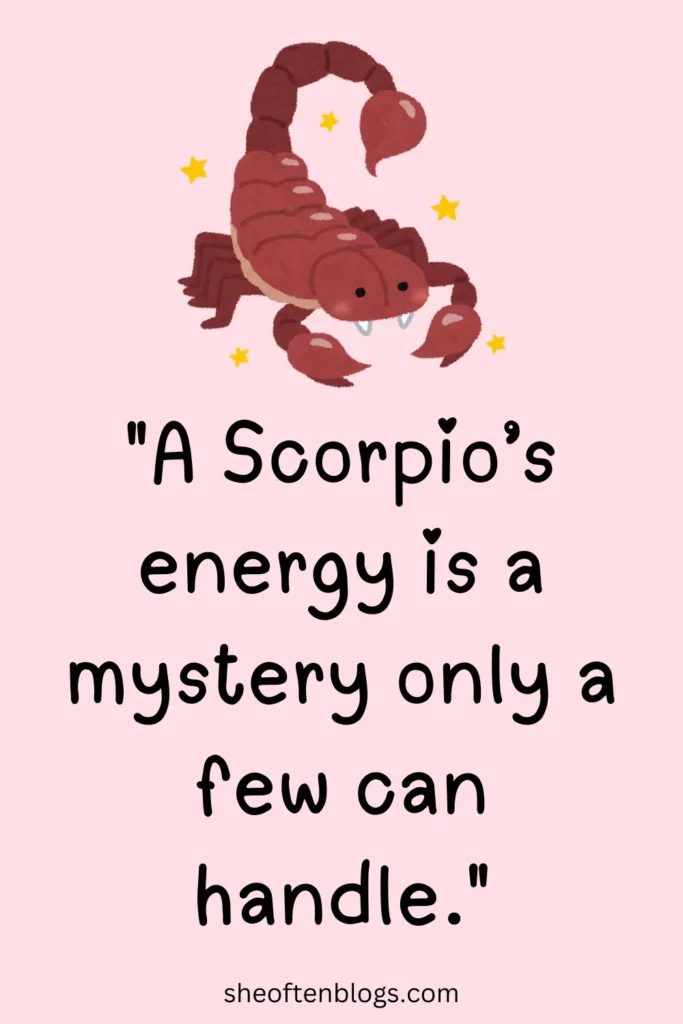 Scorpio quotes