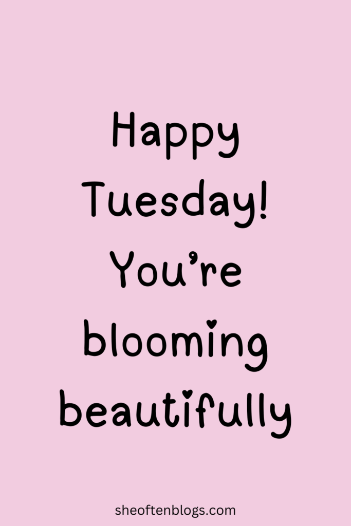 TUESDAY BLESSINGS