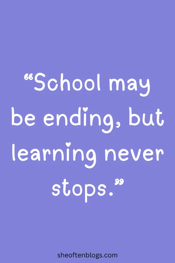 end of year quotes for students