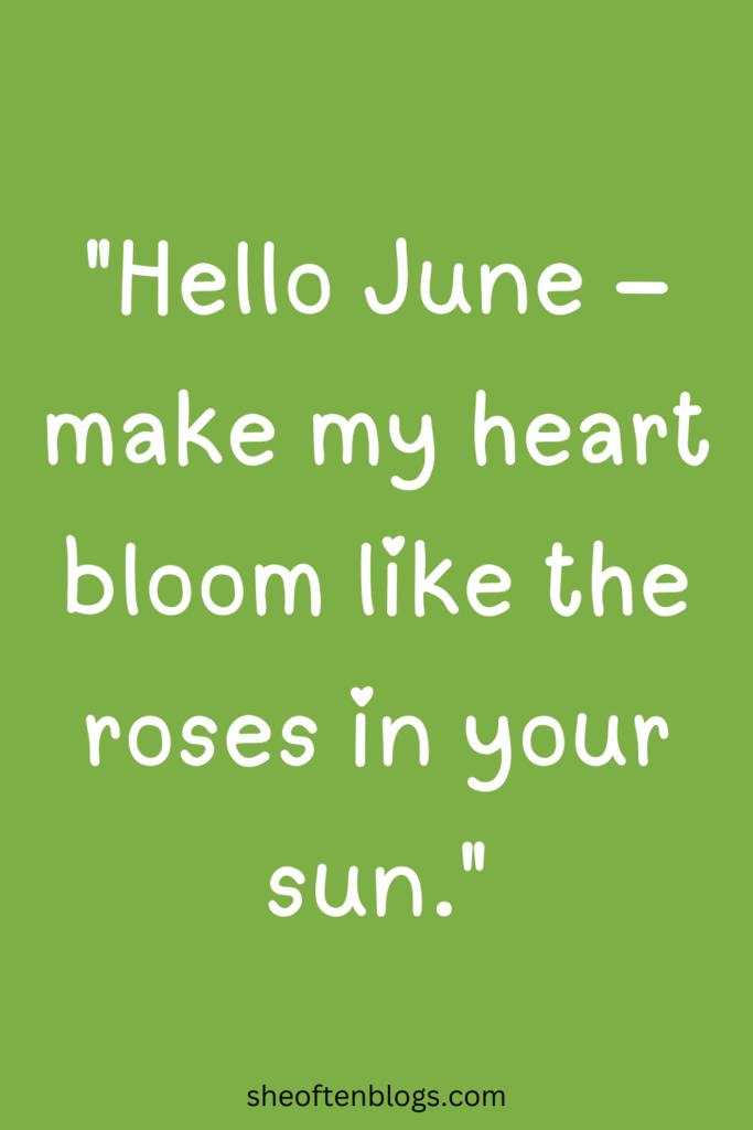 June quotes