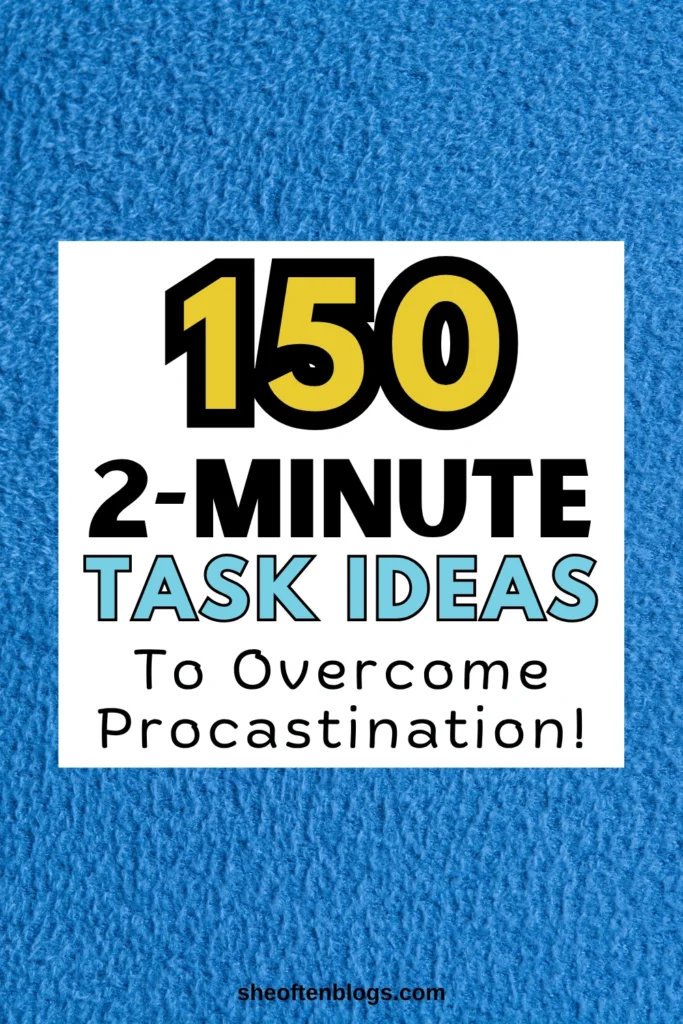 2-minute tasks