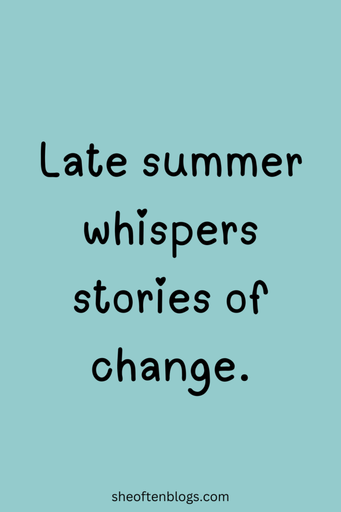 August quotes