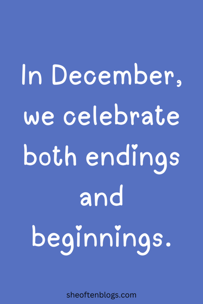 December quotes