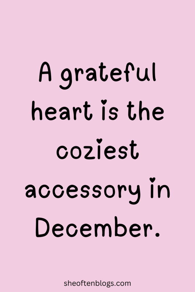 December quotes