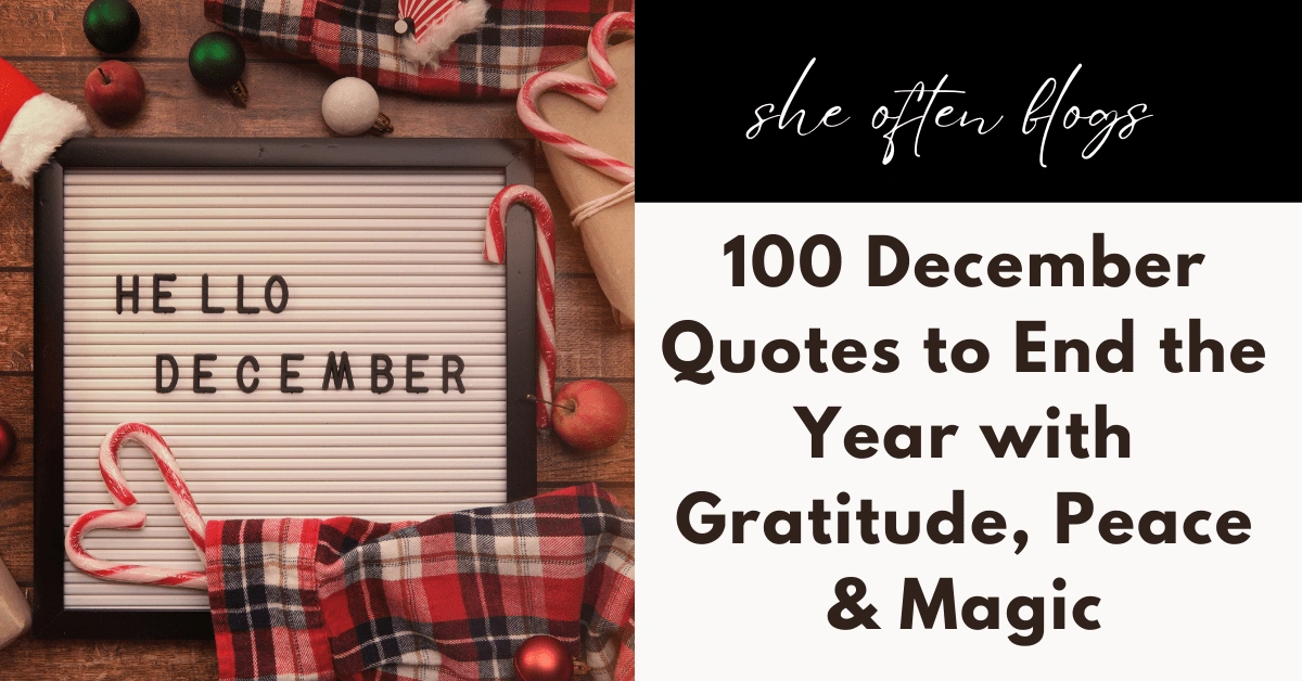 december quotes