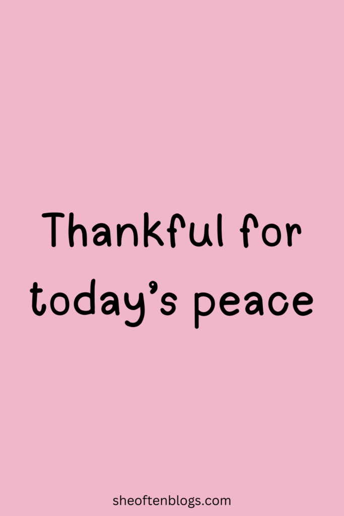 FRIDAY BLESSINGS