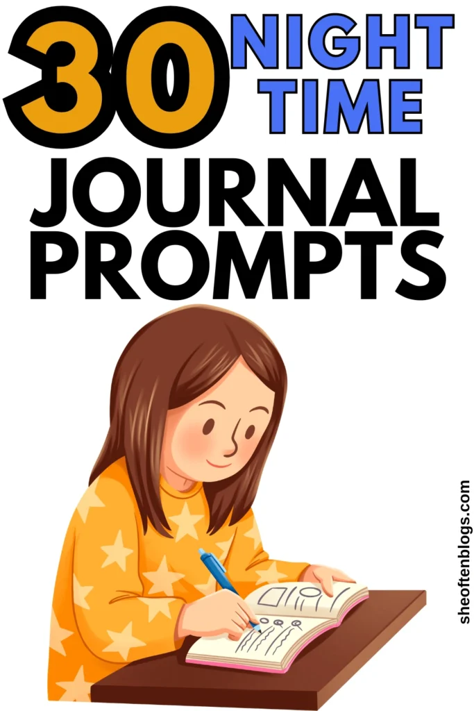 night journal prompts