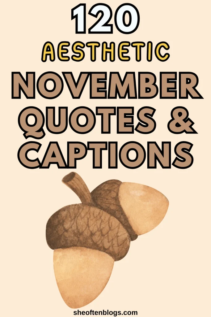 november quotes