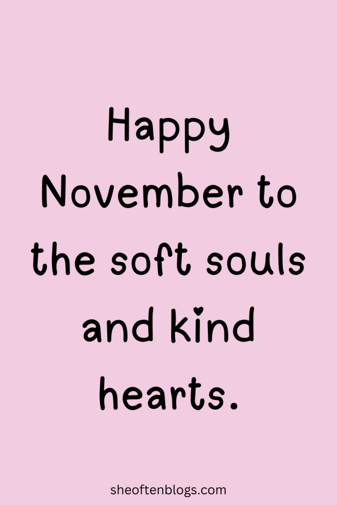 november quotes