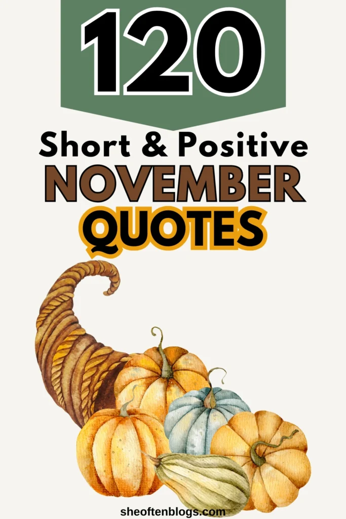 november quotes