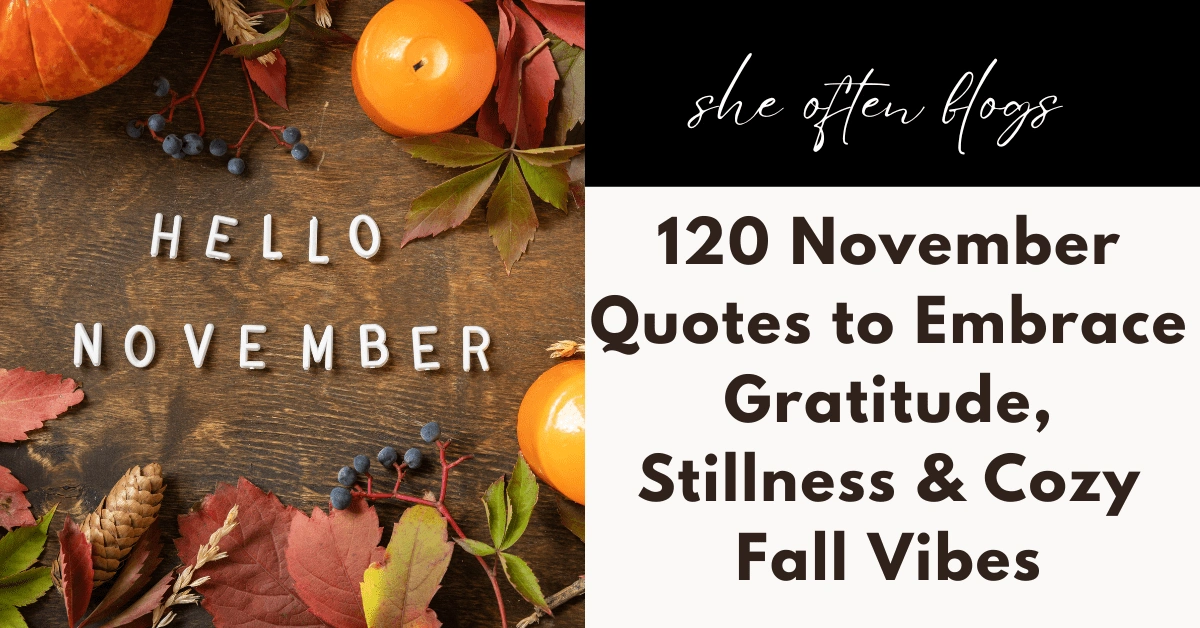 November Quotes