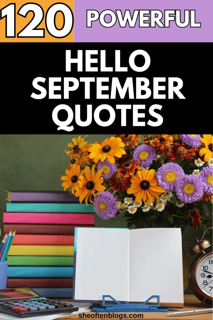 hello september quotes