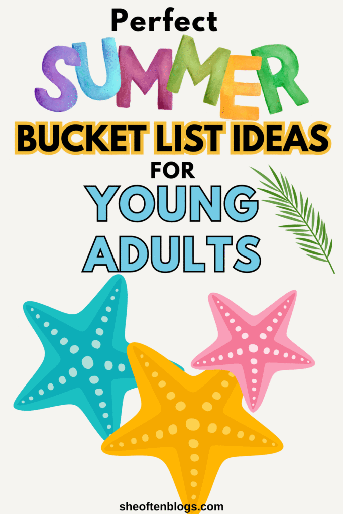 fun Summer bucket list ideas for adults