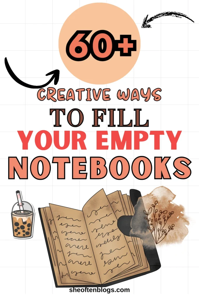 empty notebook ideas