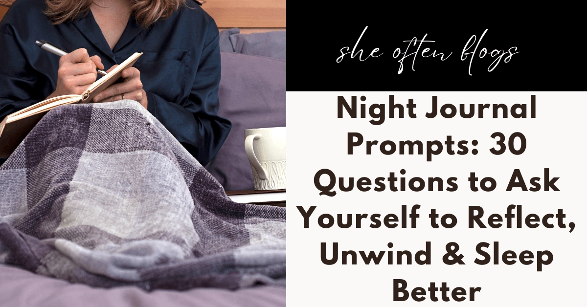 night journal prompts