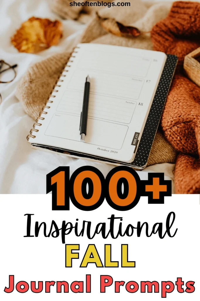 fall journal prompts