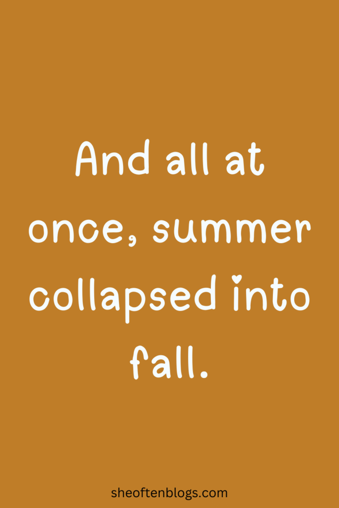 FALL QUOTES