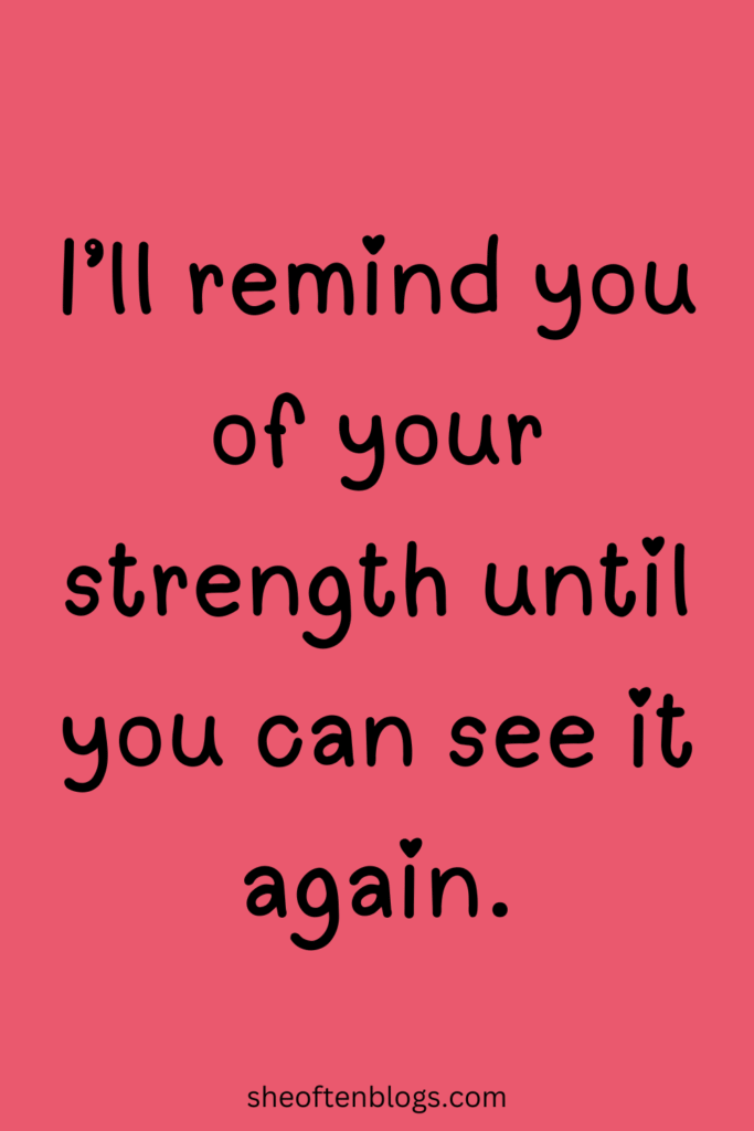 words of encouragement