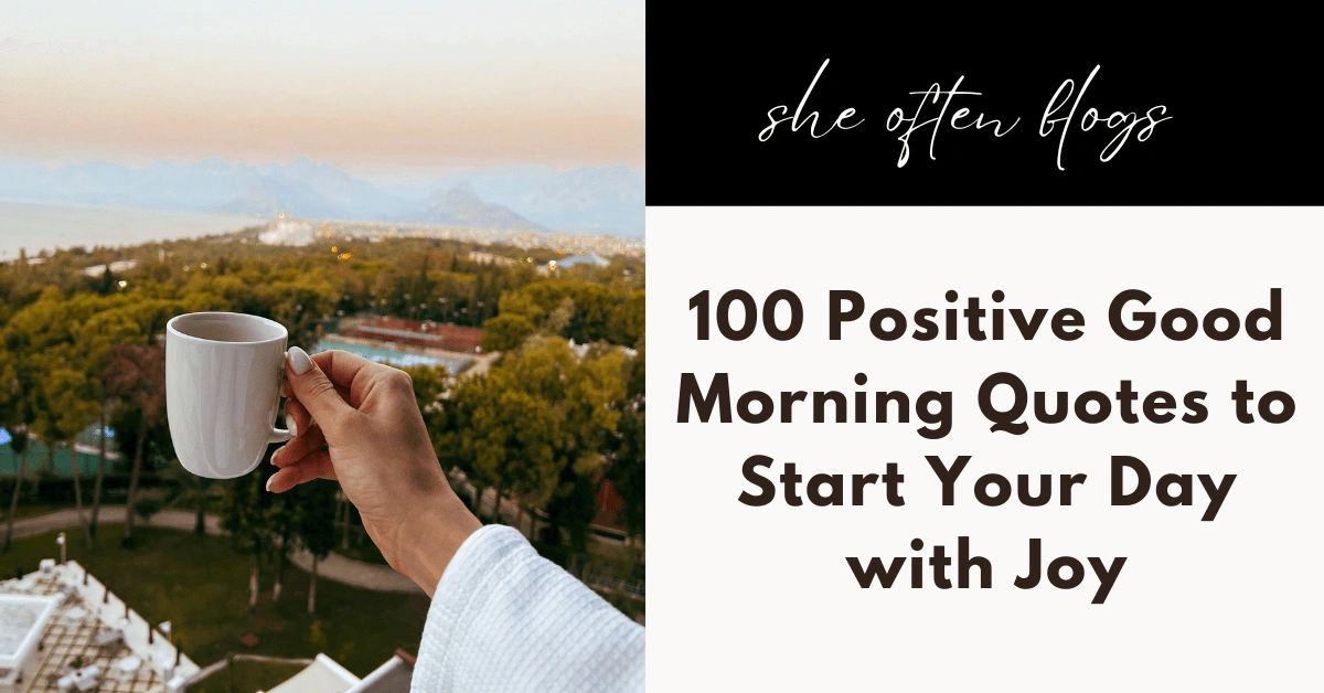 positive good morning quotes