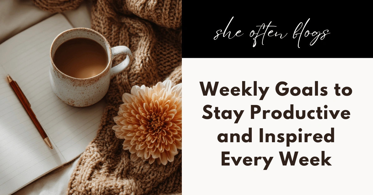 weekly goals