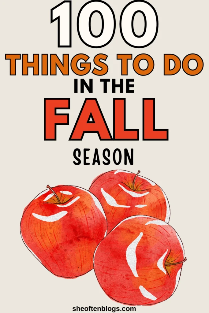 fall bucket list ideas